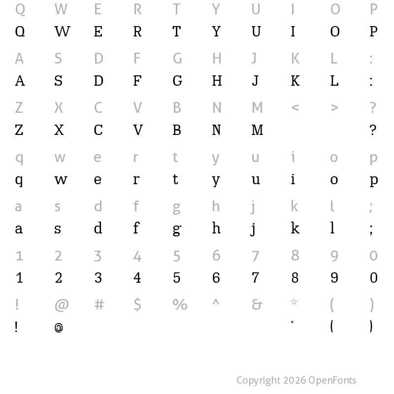 Character Map of 10 Muc Zeit Medium