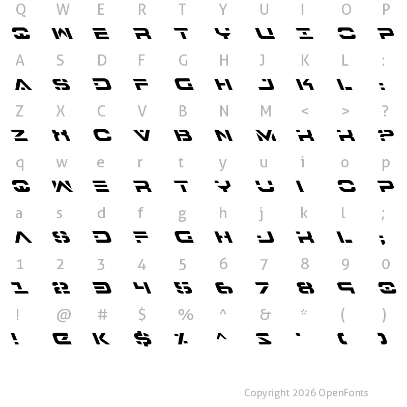 Character Map of 7th Service Leftalic Leftalic