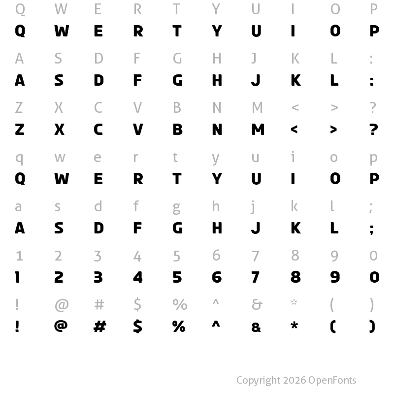 Character Map of a Apple Tea Regular