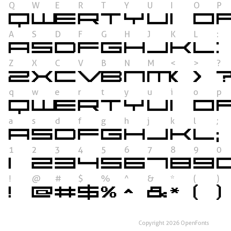 Character Map of Abstract Regular