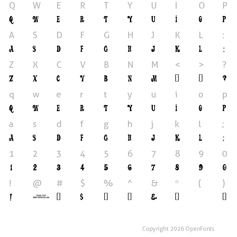 Character Map of Action Is Regular