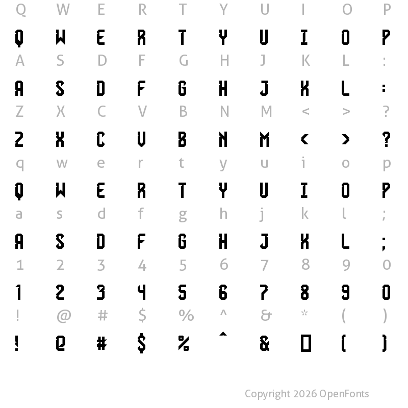 Character Map of AdiCup Q 2022 Regular