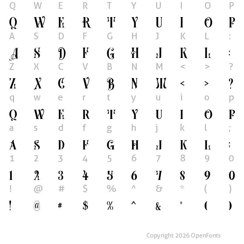 Character Map of Albrega Changes Regular