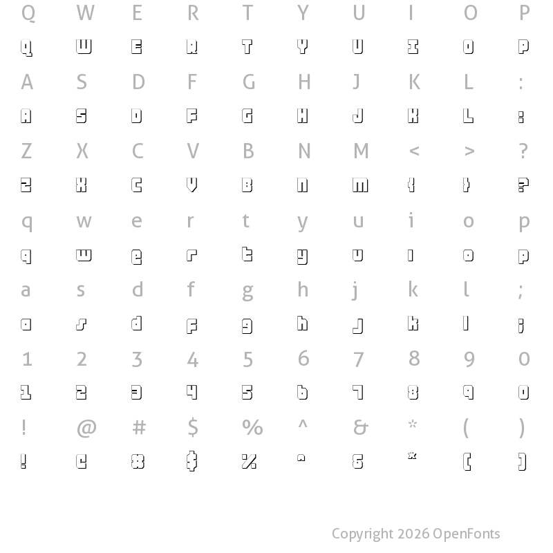 Character Map of Alpha Taurus 3D 3D