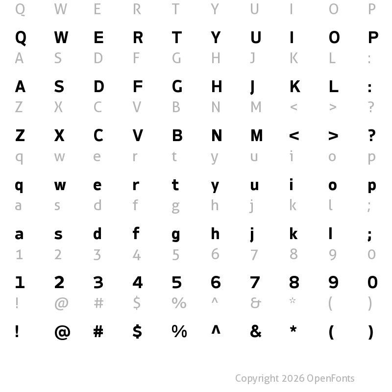 Character Map of Ambiguity Normate Regular