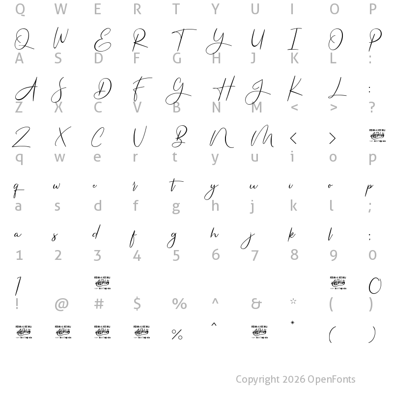 Character Map of Americans Classy Regular
