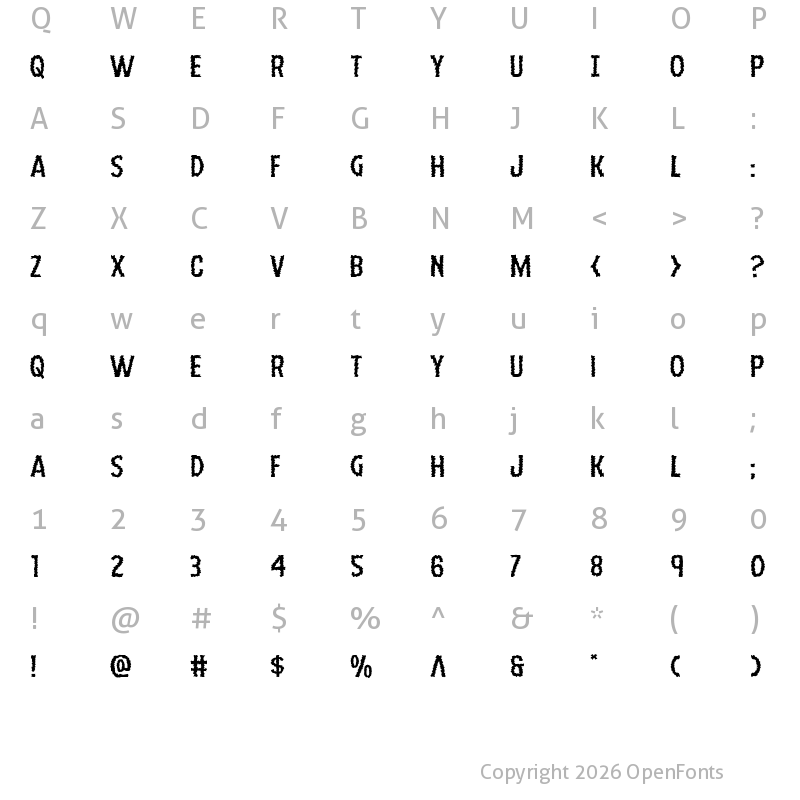 Character Map of Ampire Expanded Expanded