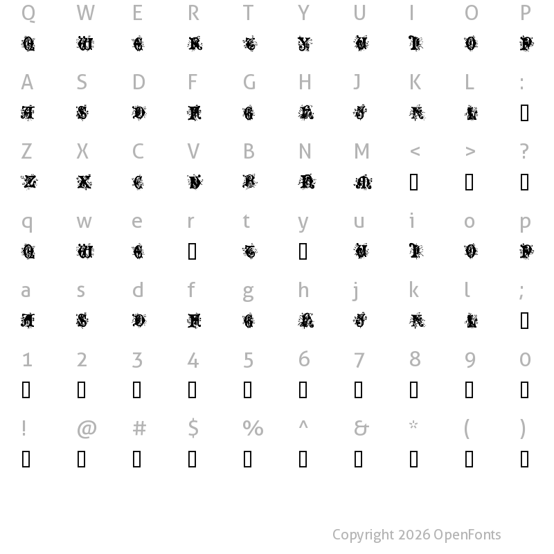 Character Map of Angel Normal Normal