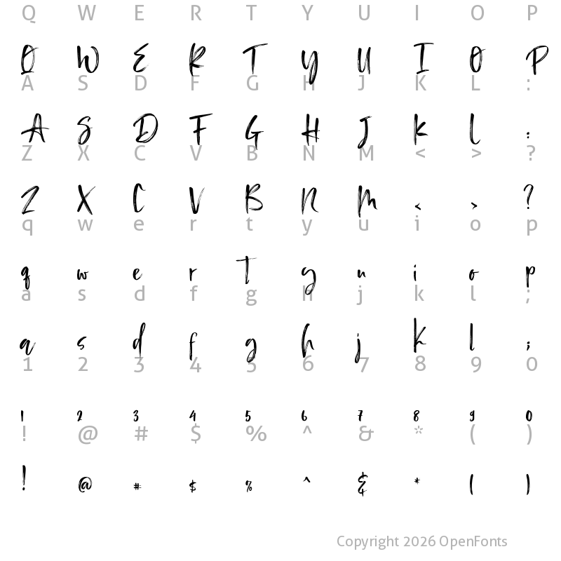 Character Map of Angler fish Regular