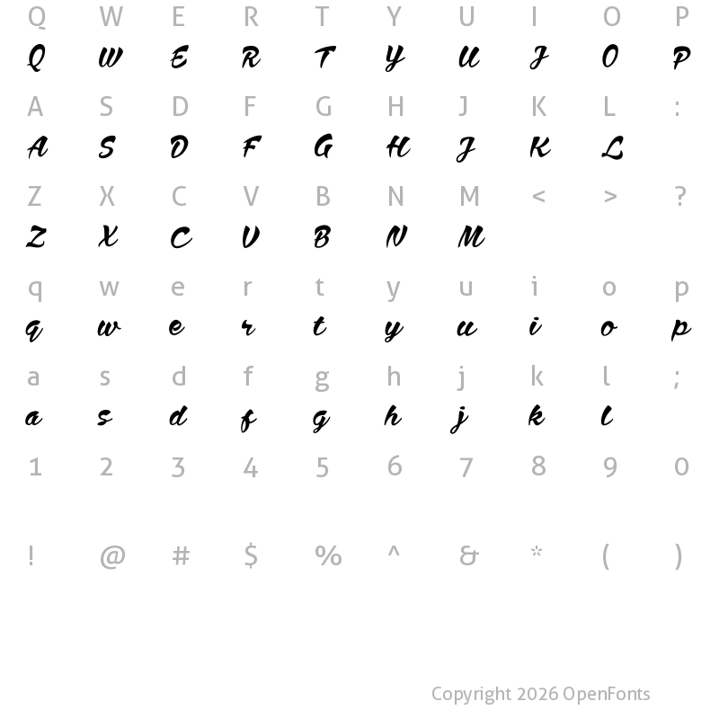 Character Map of Anthem Nasney Anthem Nasney