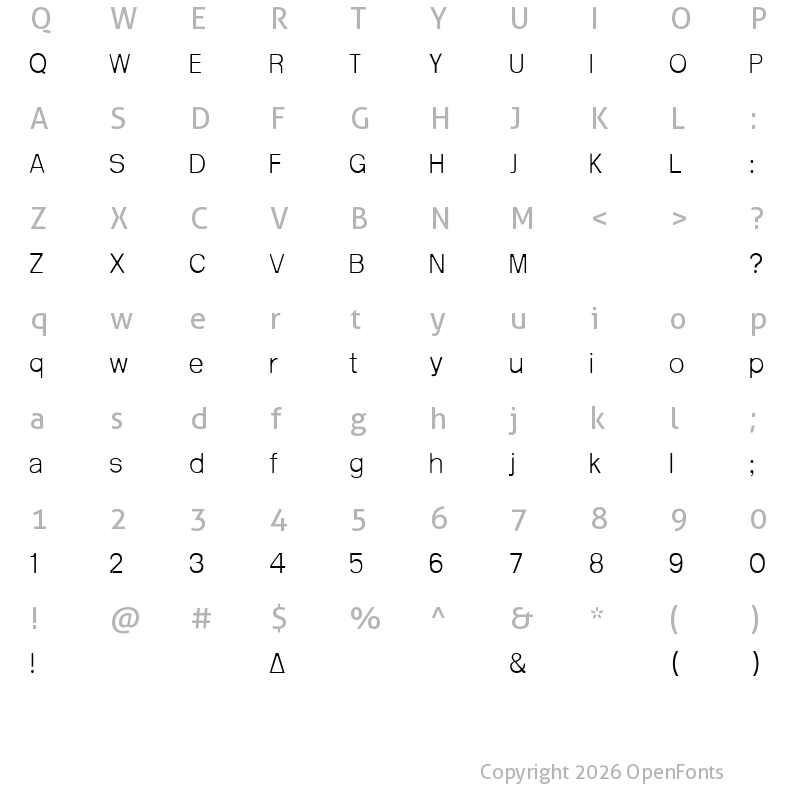 Character Map of Arctik 1 Arctik 1
