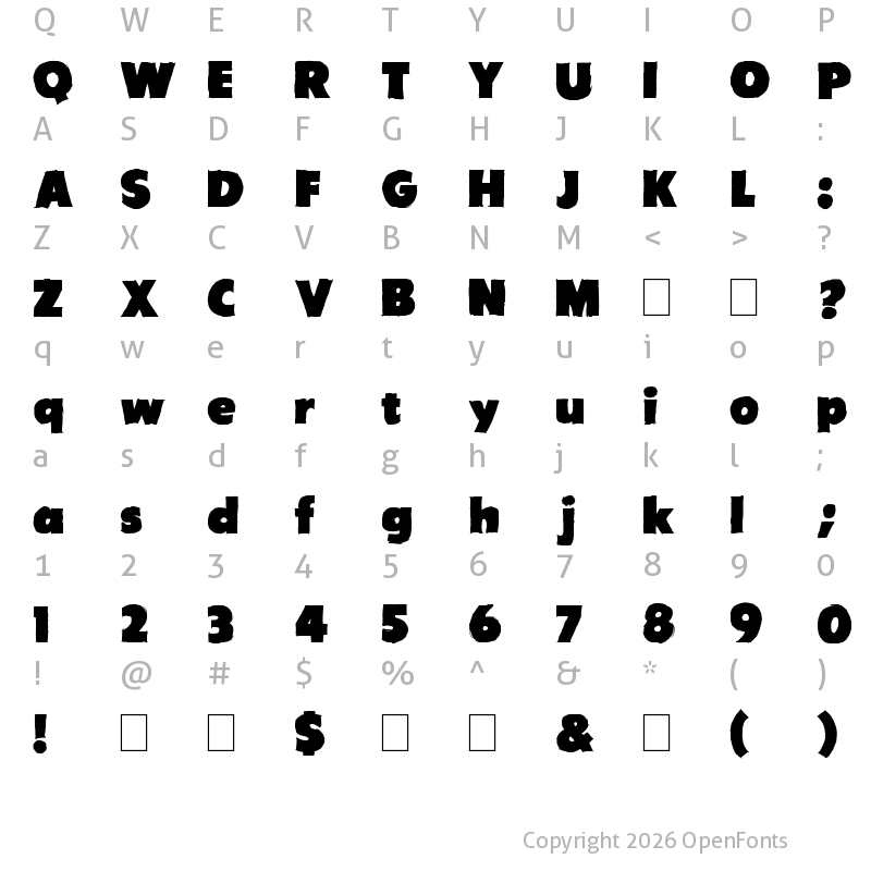 Character Map of Are You Jimmy Carl Black Regular