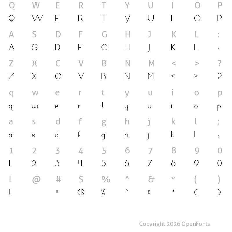 Character Map of Arrivals and Departures Regular