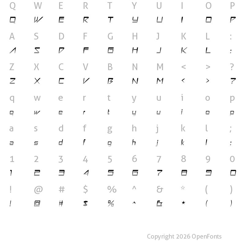 Character Map of Astron Boy Video