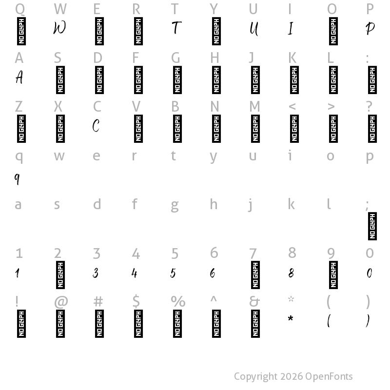 Character Map of ATS-Script ?