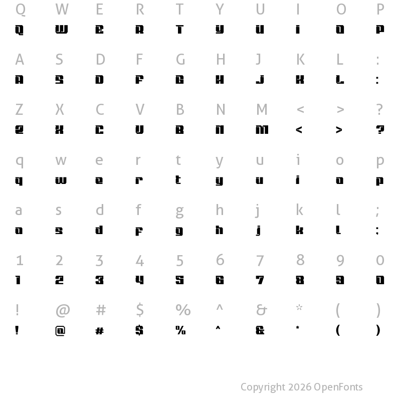 Character Map of Autolink Regular