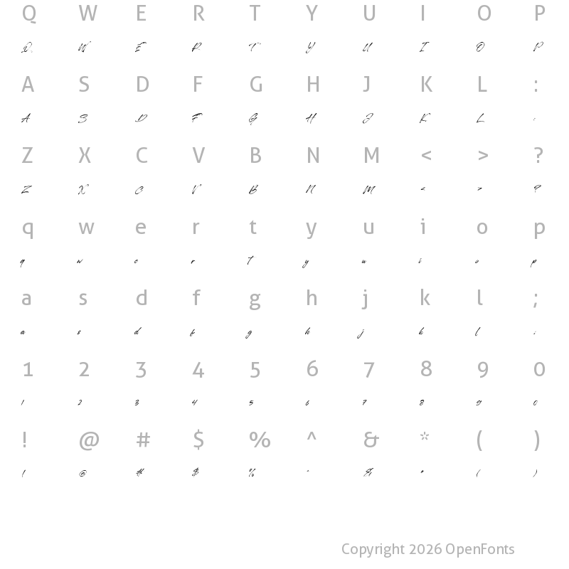 Character Map of Automobile Contest Regular