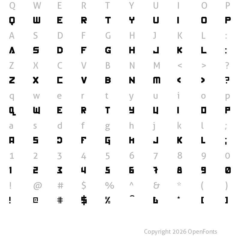 Character Map of Back In The USSR DL Black