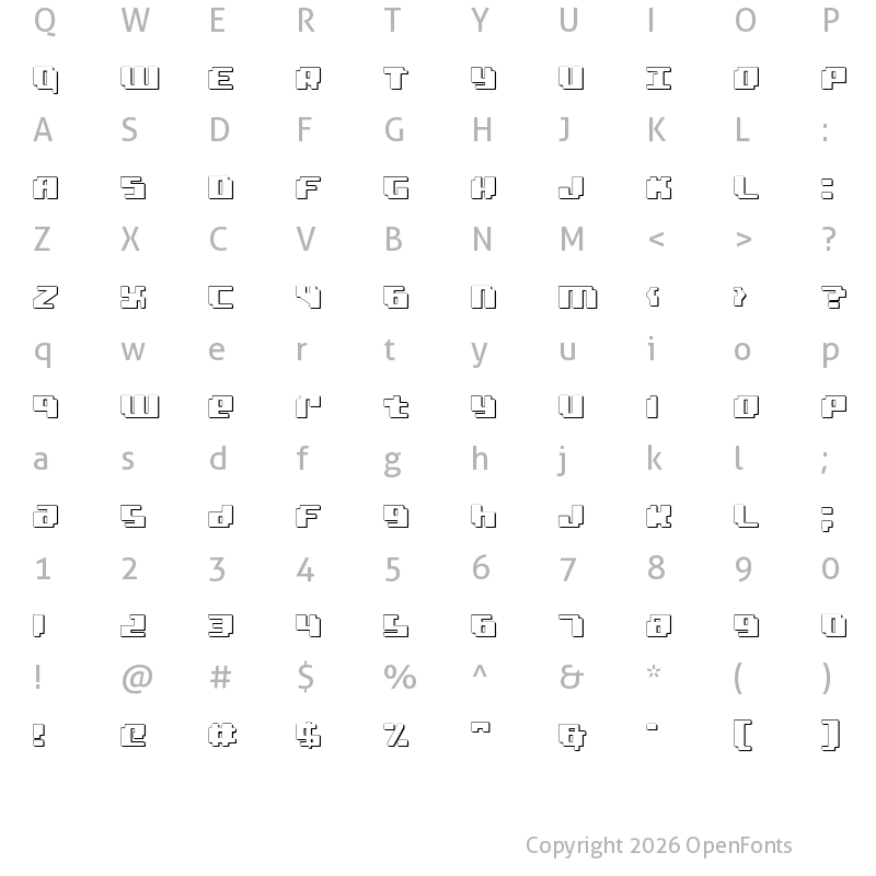 Character Map of bad robot 3d 3d