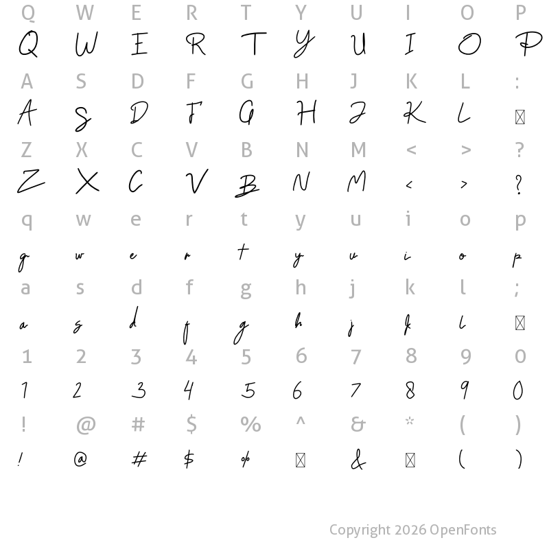 Character Map of Banteng Story Regular