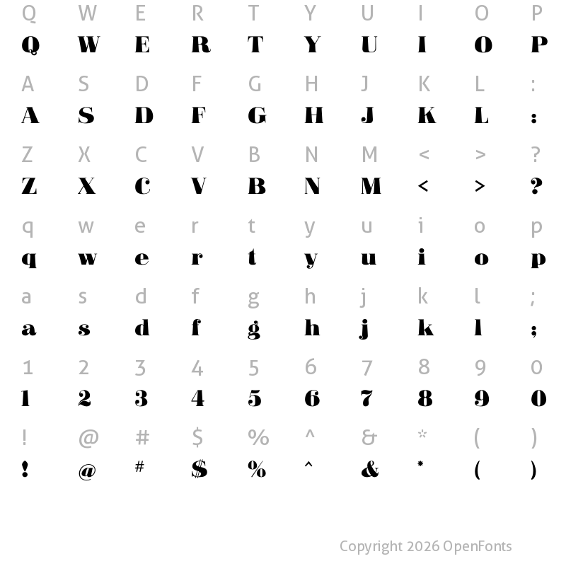 Character Map of Barabajagal Regular