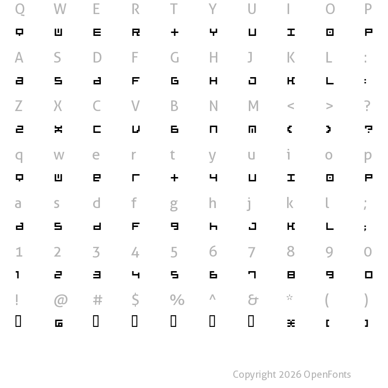 Character Map of Beatbox Regular