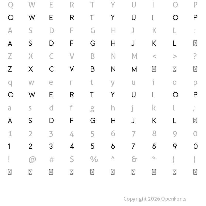 Character Map of Beckman FREE