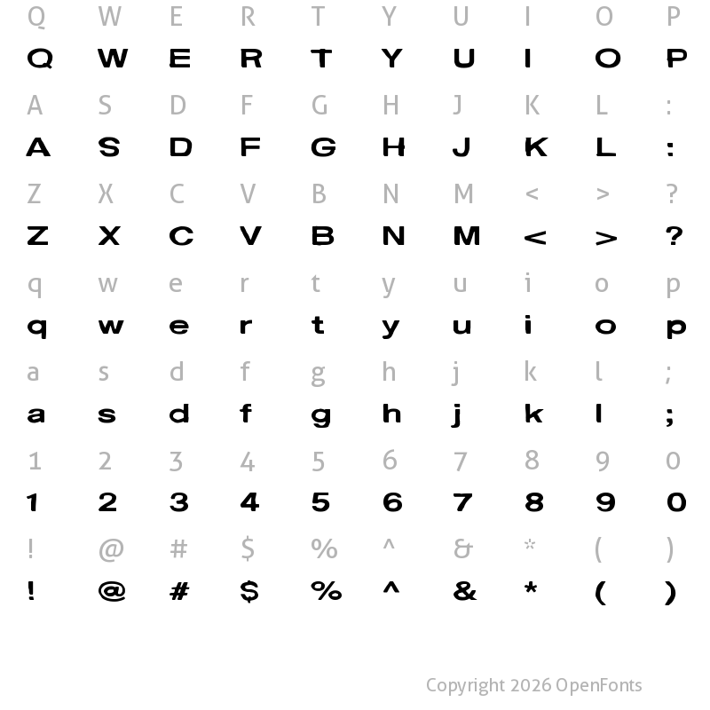 Character Map of Behind the surprise Regular