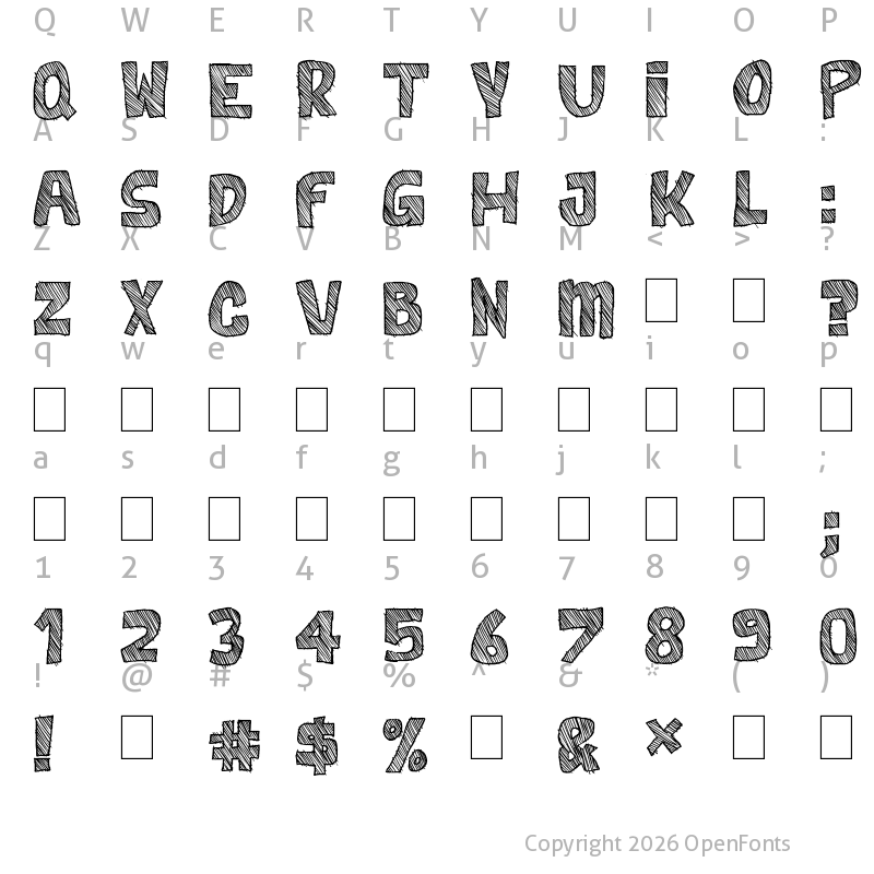 Character Map of Best Prices Regular