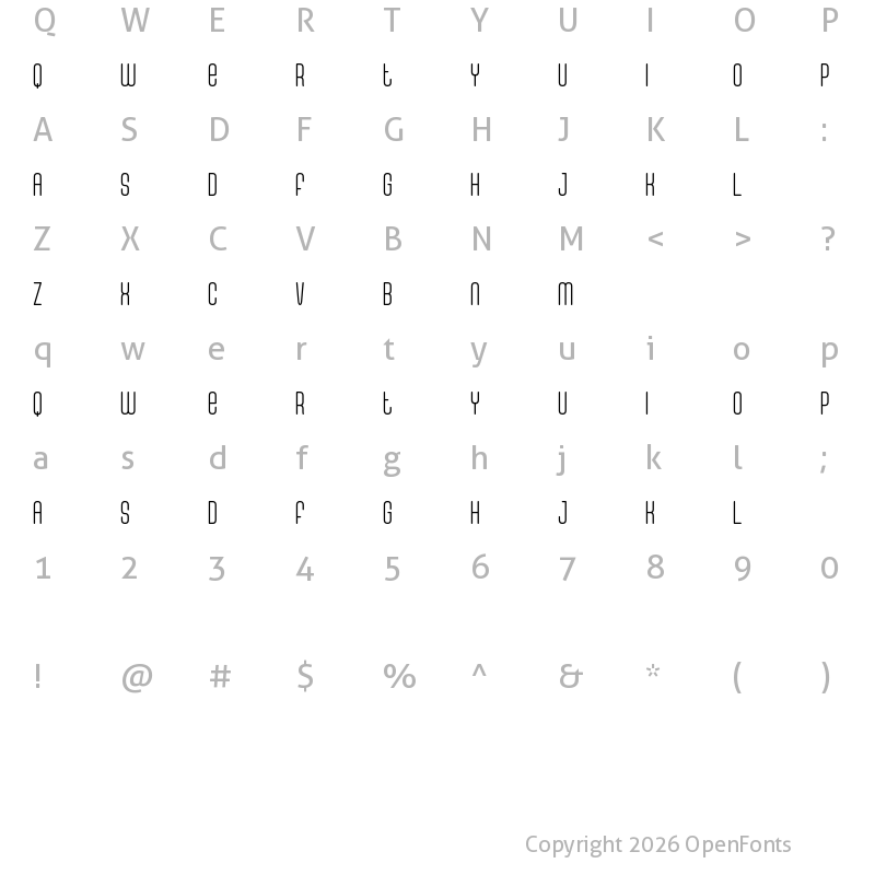 Character Map of Best Yoga Regular