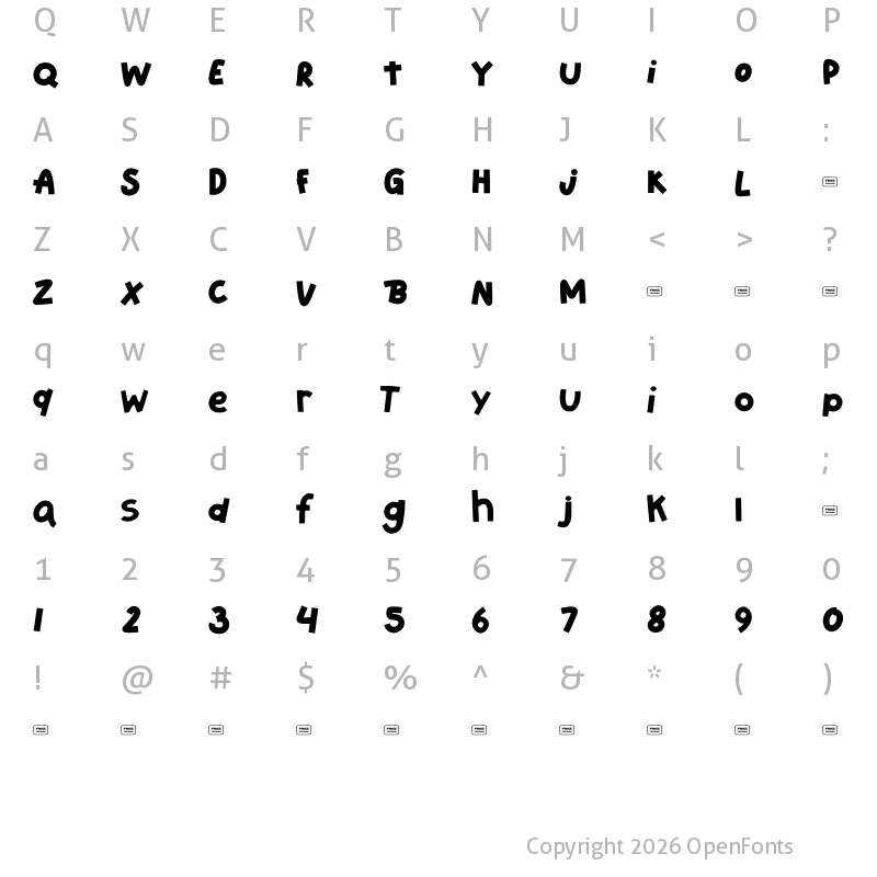 Character Map of Big Heroes Free Trial Regular