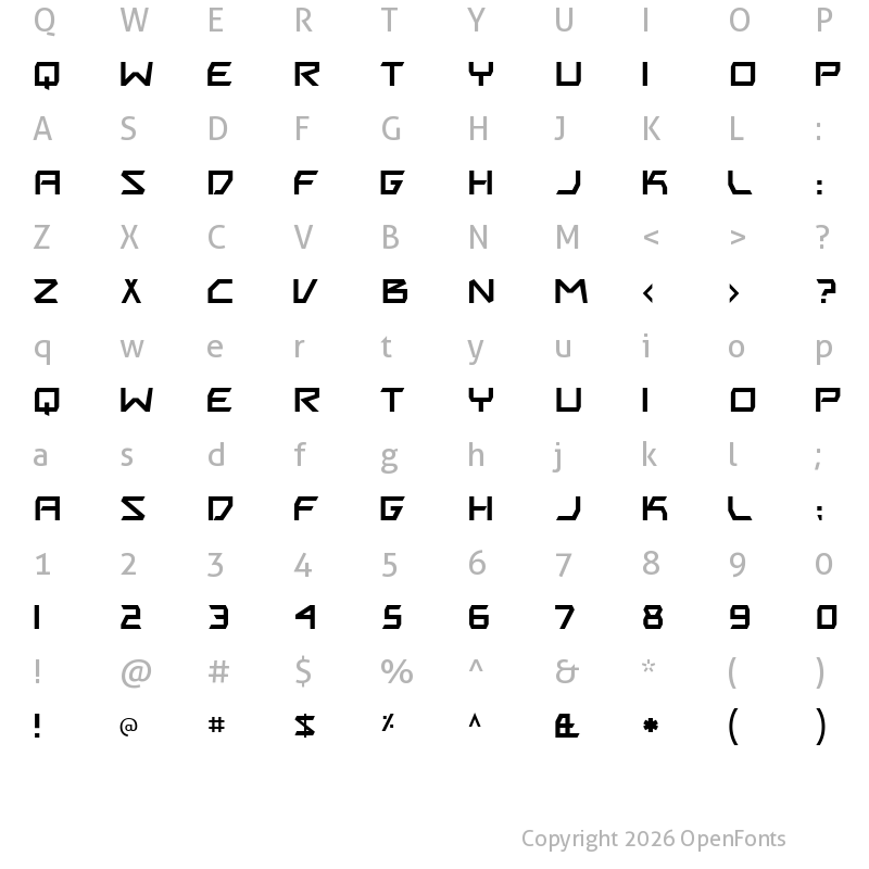 Character Map of Biting My Nails Regular