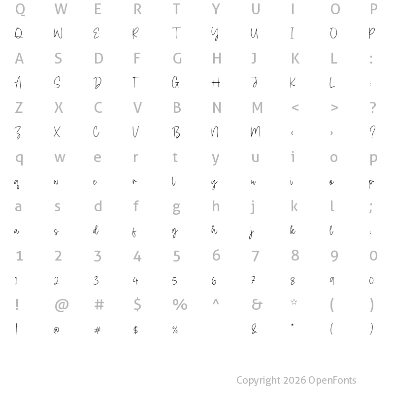 Character Map of Bitter Robusta Regular
