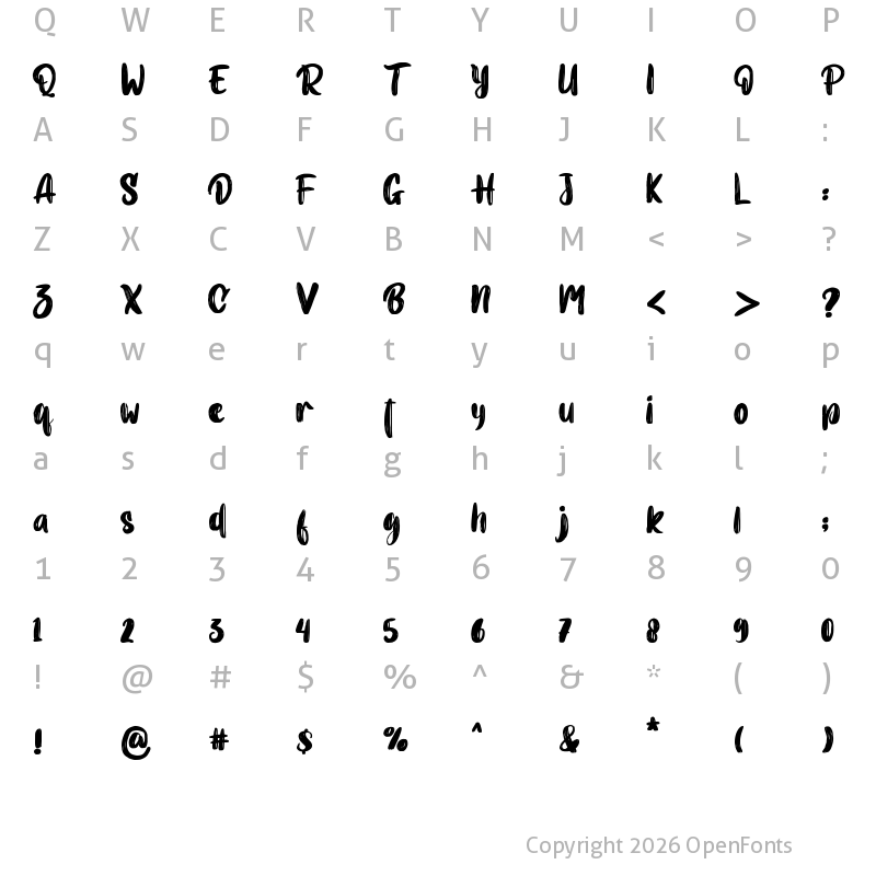 Character Map of Blackness - Personal use Regular