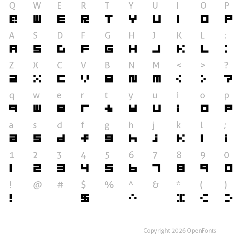 Character Map of block_merged Regular