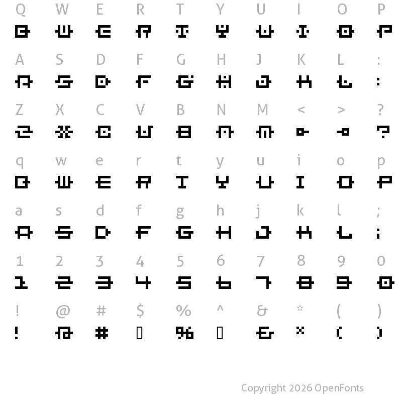Character Map of BM chain A6