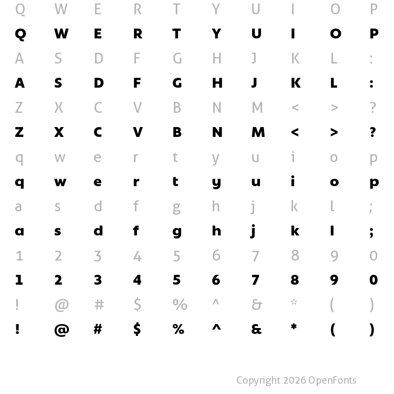 Character Map of Bonnie Black