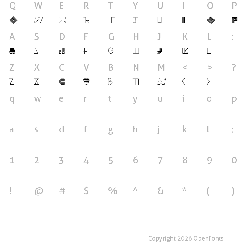 Character Map of BOSS M D