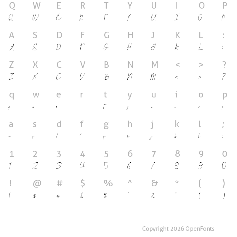 Character Map of Brasta Regular