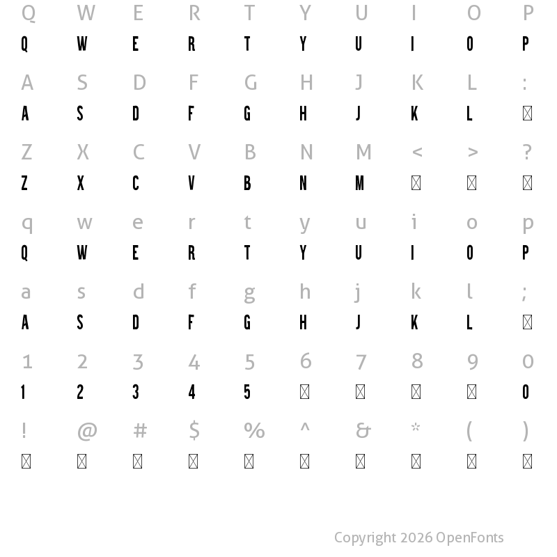 Character Map of Brawn Free Demo