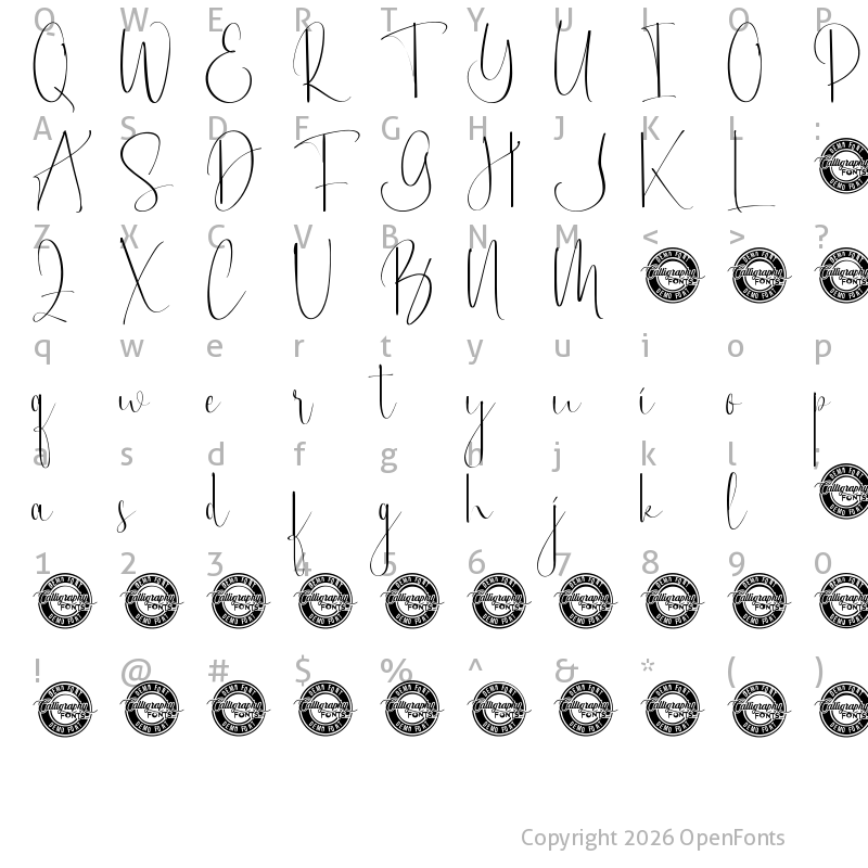 Character Map of Brittany Rays Demo Script
