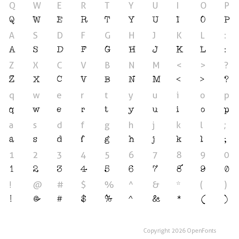 Character Map of CareToDance Medium