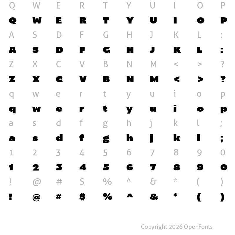 Character Map of Catalpa Black