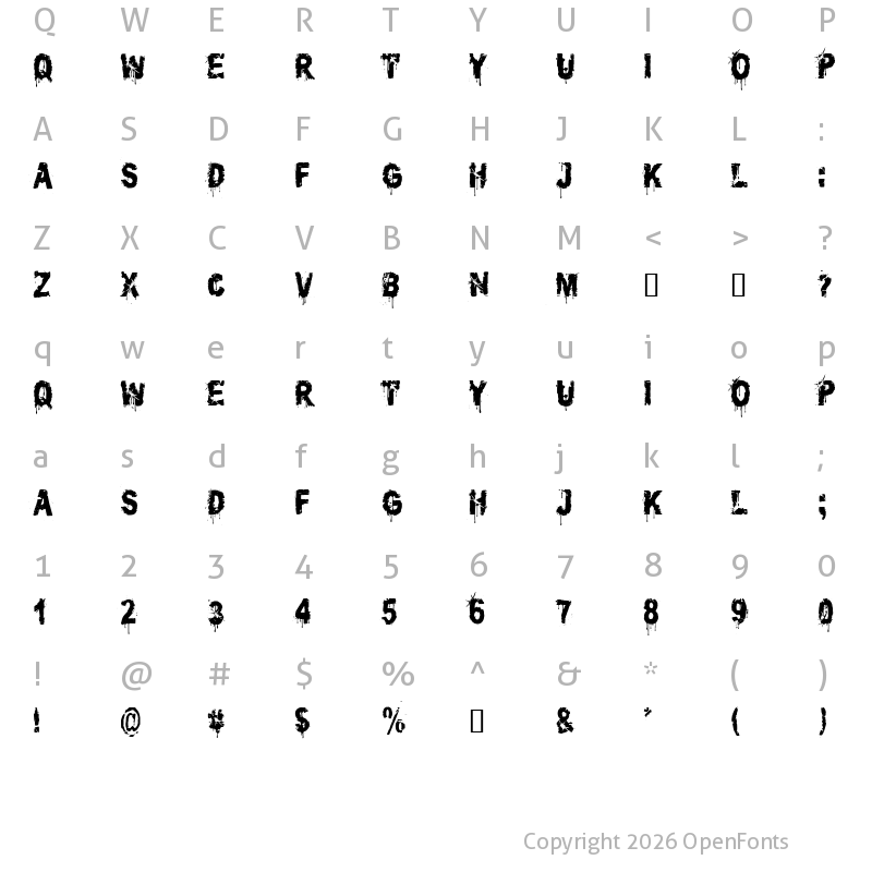 Character Map of CF Politicians Killers Regular
