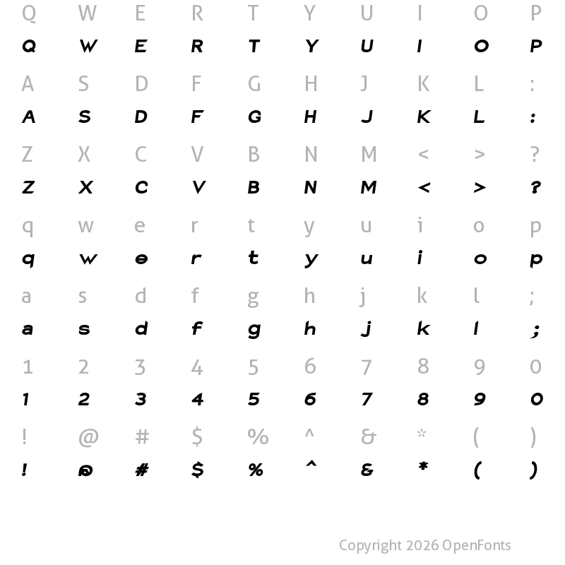 Character Map of Charger HemiRT