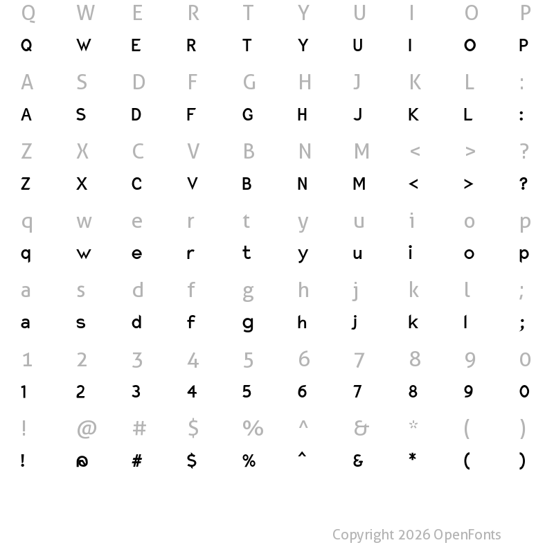 Character Map of Charger Pro ExBdNar