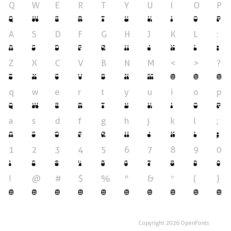 Character Map of Cheee Demo Kingstreet