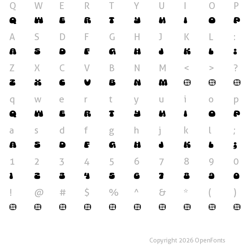 Character Map of Cheee Demo Tbone