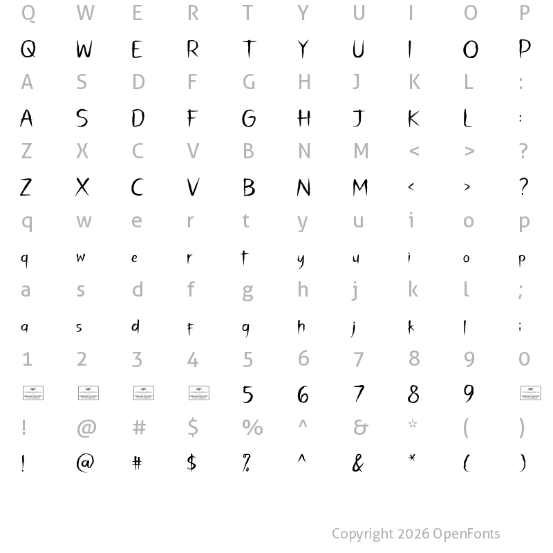 Character Map of Chilling Trickster Regular