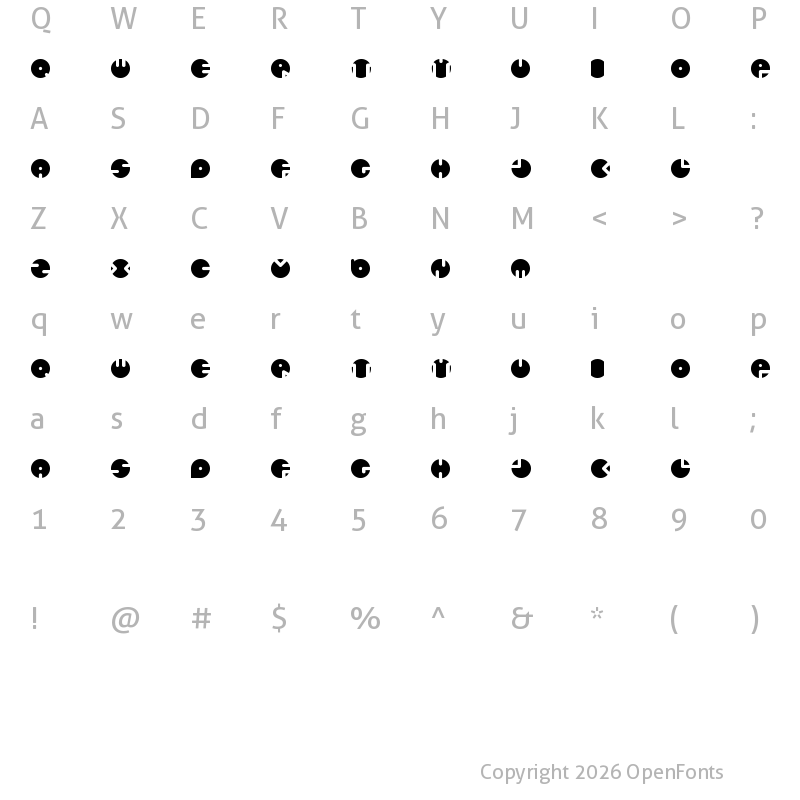 Character Map of Circles_New Regular
